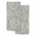 Набор из двух муслиновых полотенец серого цвета с принтом Спелая Смородина из коллекции Scandinavian touch