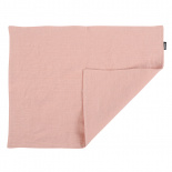 Изображение: Салфетка под приборы из умягченного льна розово-пудрового цвета из коллекции Essential
