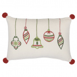 Изображение: Подушка декоративная с вышивкой Christmas decorations из коллекции New Year Essential