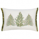 Изображение: Подушка декоративная с вышивкой Christmas tree из коллекции New Year Essential