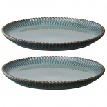 Изображение: Набор из двух тарелок темно-серого цвета из коллекции Kitchen Spirit, 26 см