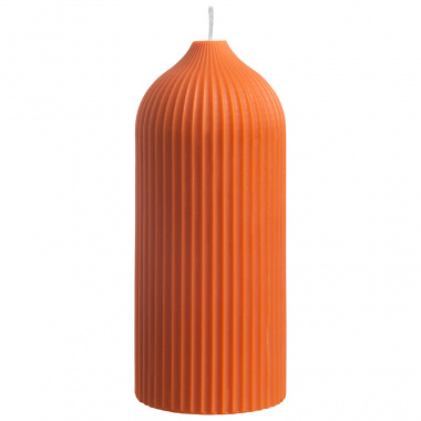 картинка Свеча декоративная оранжевого цвета из коллекции Edge, 16,5см от магазина Tkano