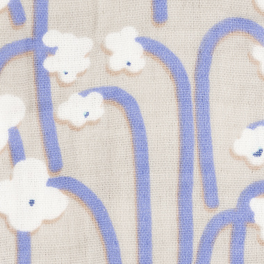 картинка Набор из двух муслиновых полотенец с принтом Полярный цветок из коллекции Scandinavian touch от магазина Tkano