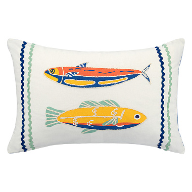 картинка Подушка декоративная Сардины из коллекции Сорренто от магазина Tkano
