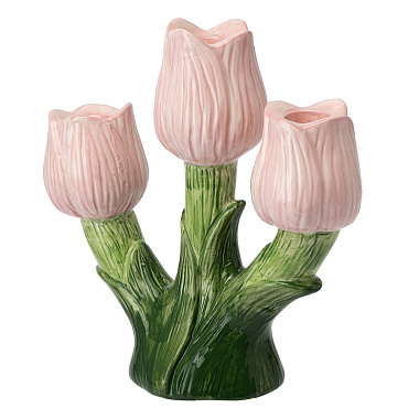 картинка Подсвечник Floret для трех свечей из коллекции Blossom от магазина Tkano