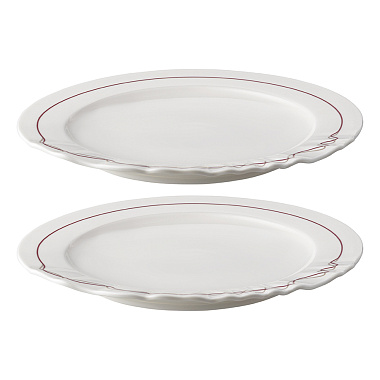 картинка Набор из двух тарелок из коллекции Canto, Ø27 см от магазина Tkano