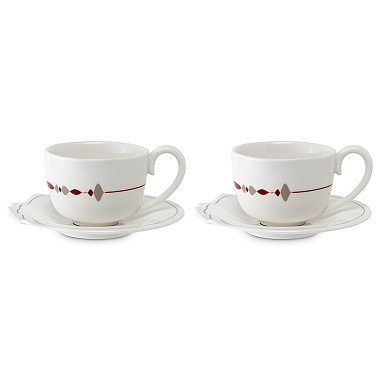 картинка Набор из двух чайных пар из коллекции Canto, 240 мл от магазина Tkano