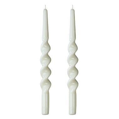 картинка Набор из двух свечей светло-серого цвета из коллекции Essential от магазина Tkano