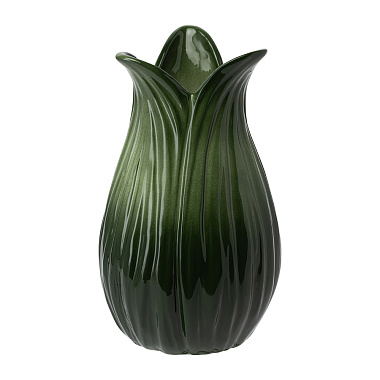 картинка Ваза Petal зеленого цвета из коллекции Blossom от магазина Tkano